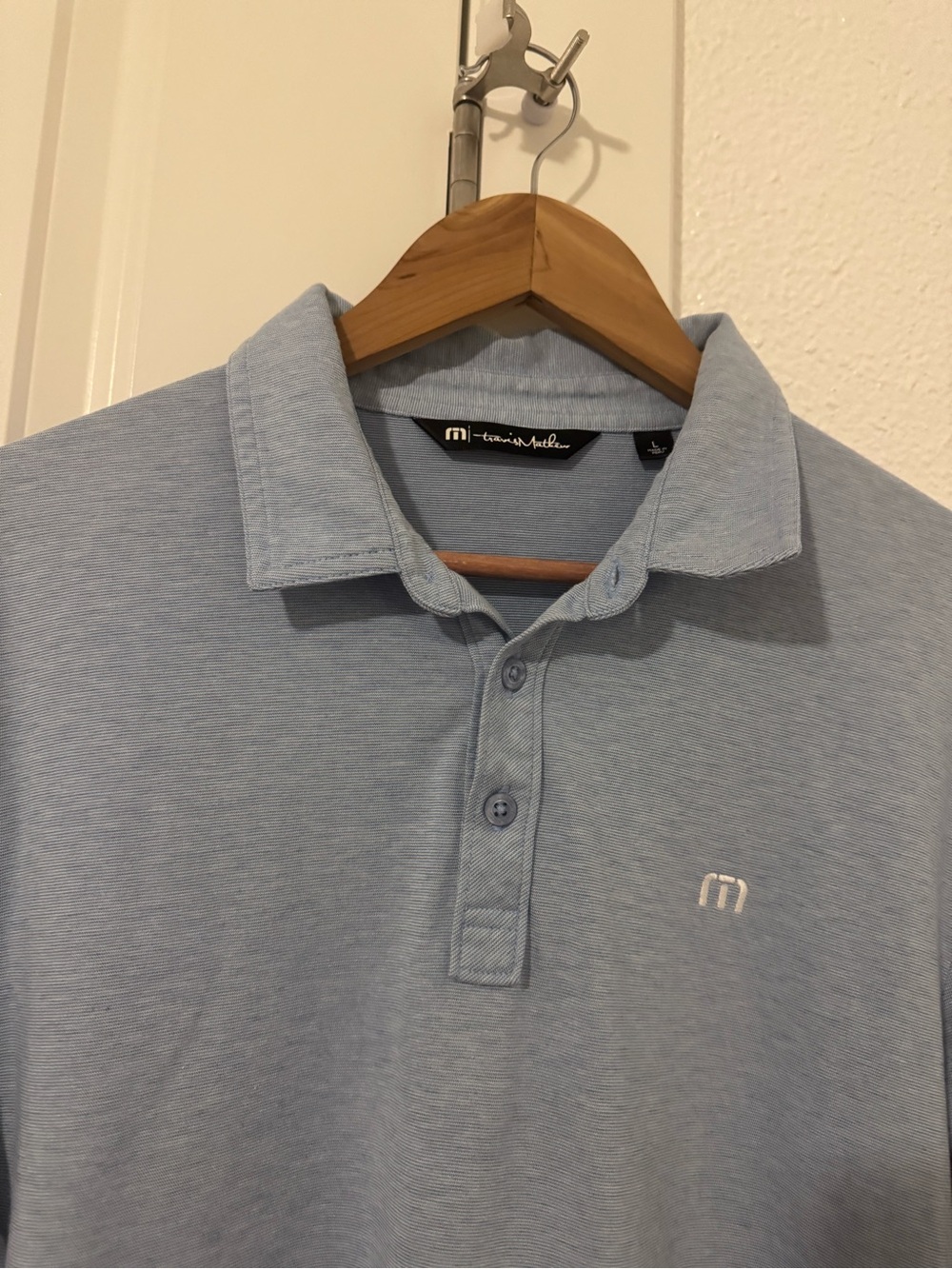 Travis Mathew  Men's The light Blue Golf Polo S-Large